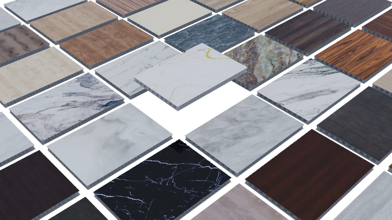 Decorative honeycomb panel Decorative honeycomb panel